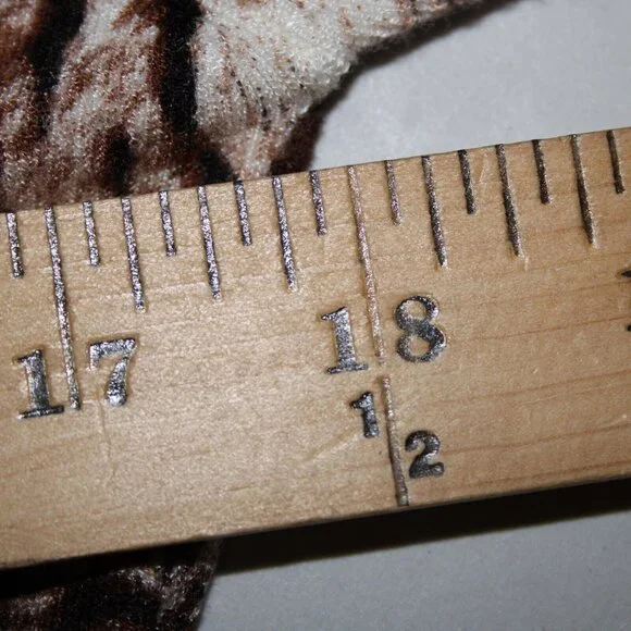 Alberto Makali Sz M Brown White Beaded V Neck Animal Print Viscose Spandex Top - Picture 10 of 16